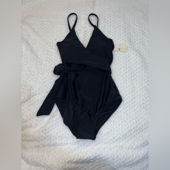 aerie Other - Aerie Black Tie-Wrap Swimsuit | XS | NWT